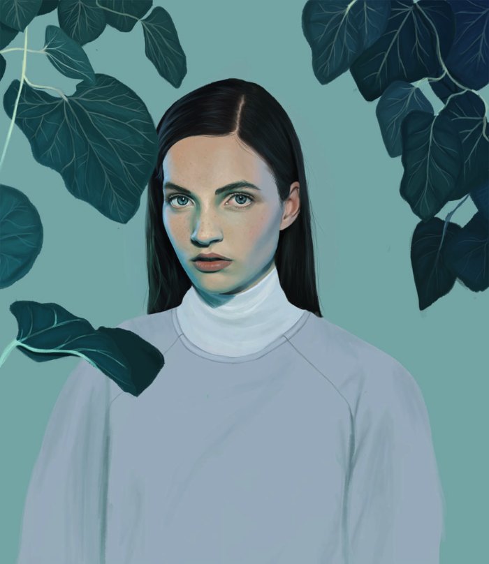 Kemi Mai é uma artista auto didata britânica que, armada com o Photoshop e um tablet, criou essas imagens abaixo. Suas ilustrações mostram mulheres contra fundos minimalistas que absorvem e incorporam elementos surreais e abstratos em cores vivas.