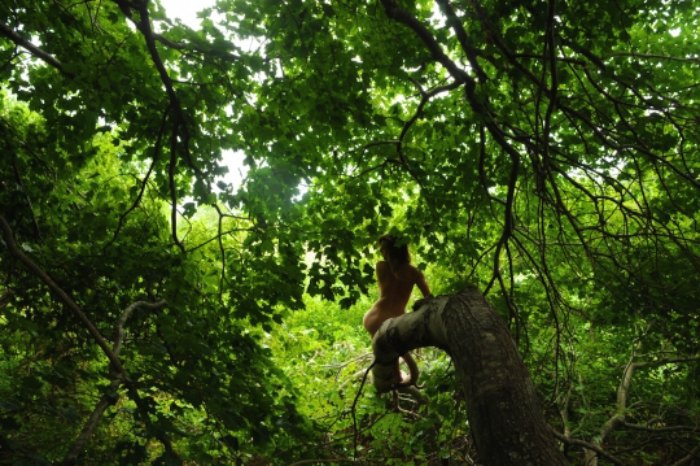 Mia Berg produziu uma série de auto retratos tentando explorar o seu relacionamento com a natureza e, também, valorizando aquilo que é realmente importante para ela. Seu trabalho é bem interessante e mostra um pouco de como não valorizamos o suficiente a natureza ao nosso redor.