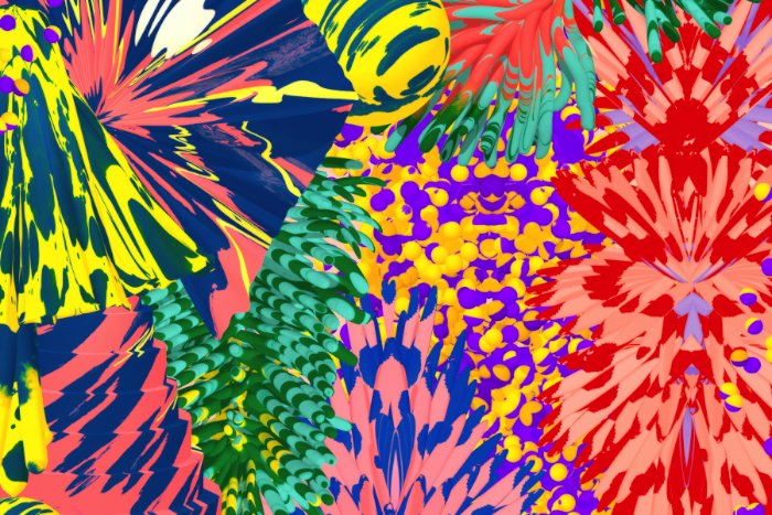 Santtu Mustonen é um artista interessado na criação de imagens contemporânea, direção de arte e em cores. Gosto muito da forma com a qual ele trabalha com patterns e com a criação de imagens ultra complexas e coloridas.