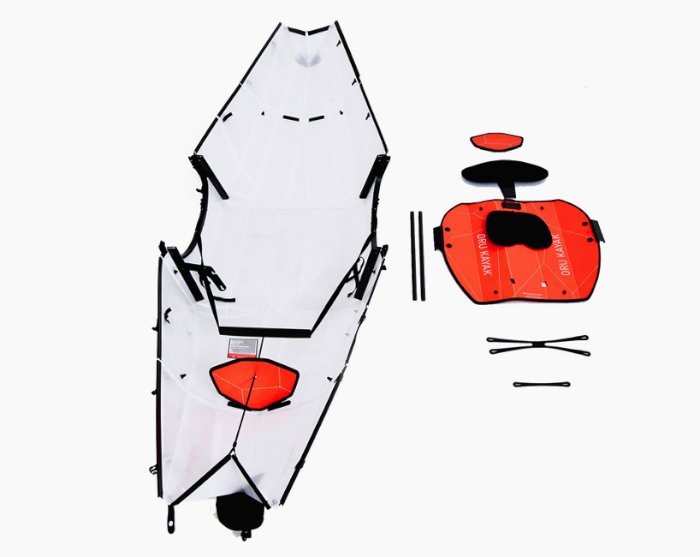 O Oru Kayak é um caiaque leve, compacto e projetado para ser montado no menor tempo possível. E o produto final ficou tão bom que ele é exibido no San Francisco Museum of Modern Art.