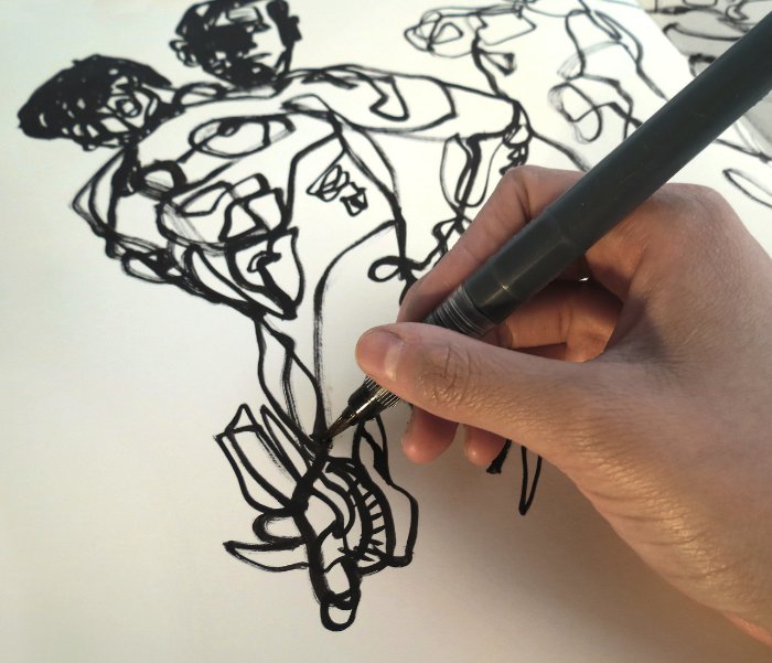Não sei de onde surgiu o portfolio da Sashalyn Medina. Encontrei seu tumblr aberto em uma das tabs aqui e passei alguns minutos analisando suas ilustrações. Adorei o estilo dos traços e os retratos e tive que fazer esse post aqui.