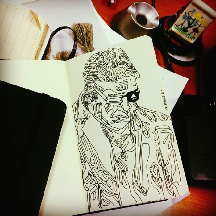 Não sei de onde surgiu o portfolio da Sashalyn Medina. Encontrei seu tumblr aberto em uma das tabs aqui e passei alguns minutos analisando suas ilustrações. Adorei o estilo dos traços e os retratos e tive que fazer esse post aqui.