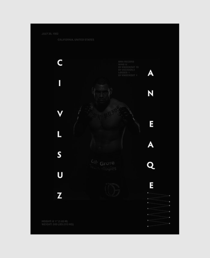 Bogdan Kociuba MMA Posters 04
