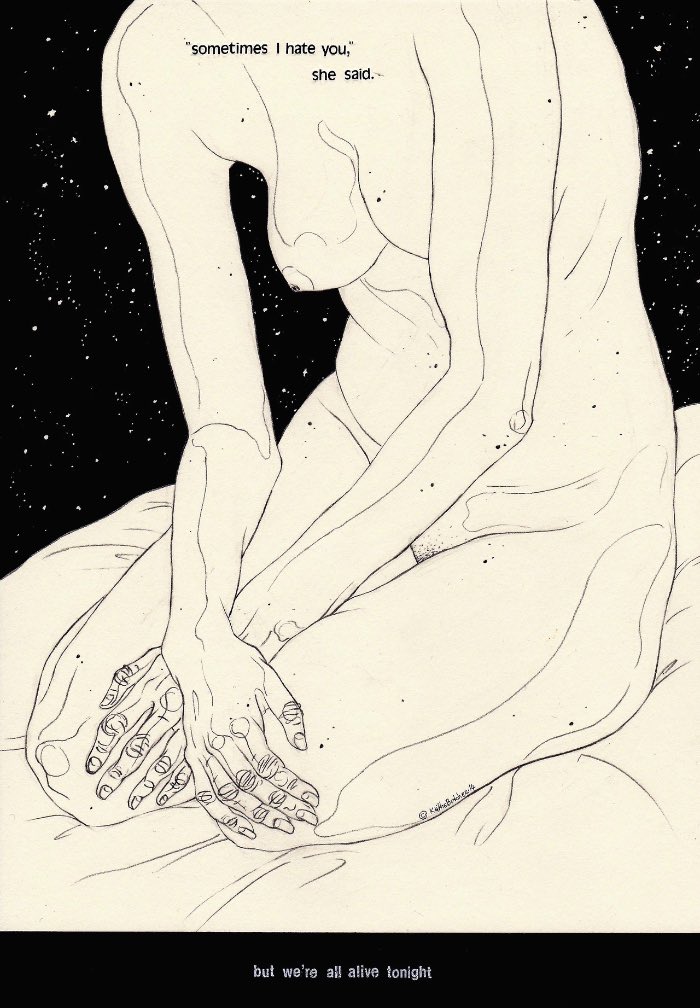 Desconhecia o trabalho de Kaethe Butcher mas me tornei fã dela quase que instantaneamente. Ela tem 24 anos, mora em Berlin e suas ilustrações parecem quase que diários visuais do dia a dia dela.