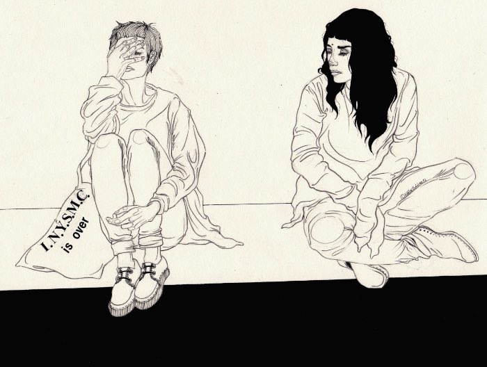 Desconhecia o trabalho de Kaethe Butcher mas me tornei fã dela quase que instantaneamente. Ela tem 24 anos, mora em Berlin e suas ilustrações parecem quase que diários visuais do dia a dia dela.