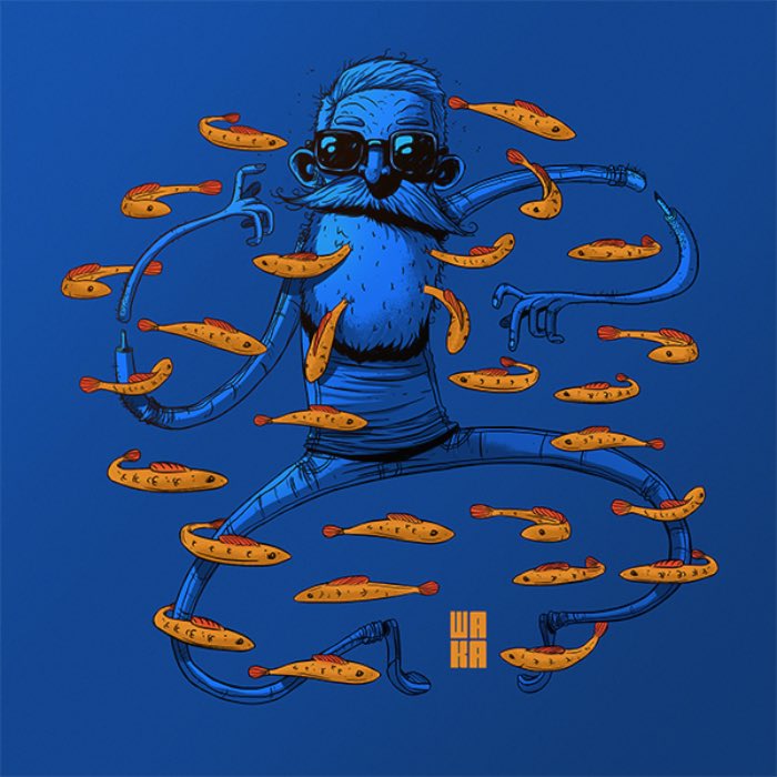 Lucas Wakamatsu é um jovem ilustrador freelancer brasileiro com um entusiasmo especial por cores fortes e você pode ver isso muito bem nas suas ilustrações aqui nesse artigo. Hoje em dia, ele está cursando seu último ano de Design Gráfico na Universidade do Estado de São Paulo e, quando graduar, ele quer procurar diferentes oportunidades para trabalhar de um jeito novo. 