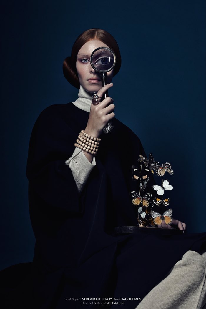 Preciso dizer que adorei as fotos que o Cyril Lagel fez para a edição de Curiosity & Vanity da revista 160g Magazine.