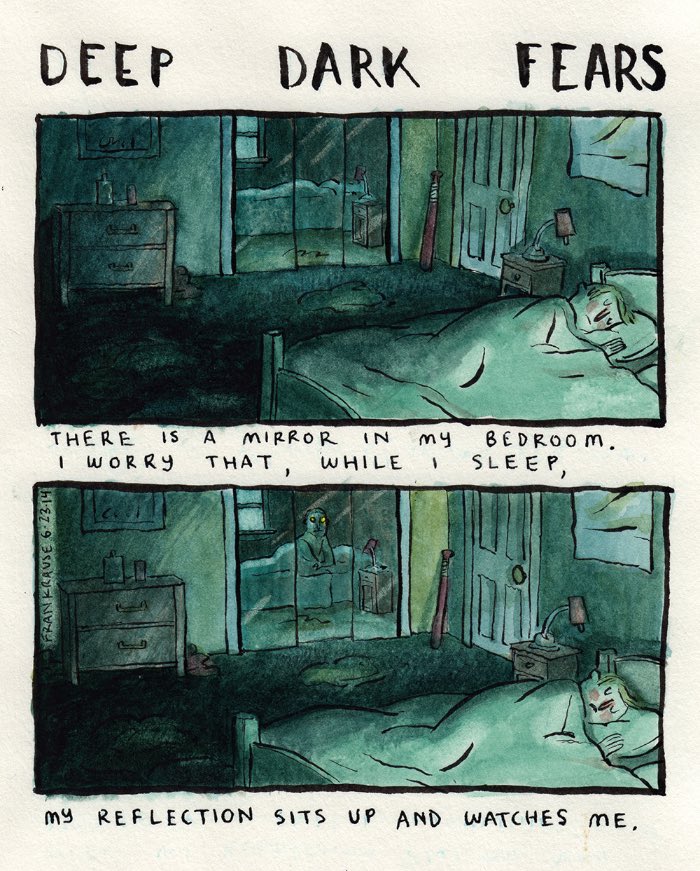 Todos nós temos medos irracionais que, provavelmente, se originaram na nossa infância e que sempre aparecem quando estamos sozinhos. É dai que vem a inspiração do Deep Dark Fears e é por isso que vocês precisam ver as imagens abaixo.