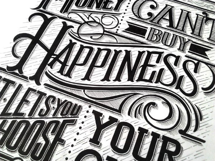 Mateusz Witczak tem 23 anos e é um desses designers gráficos especializados em lettering e tipografia. Ele aprendeu a criar os letterings que você vai ver nesse post sozinho e acredita que seu entusiasmo é o que o leva tão longe.