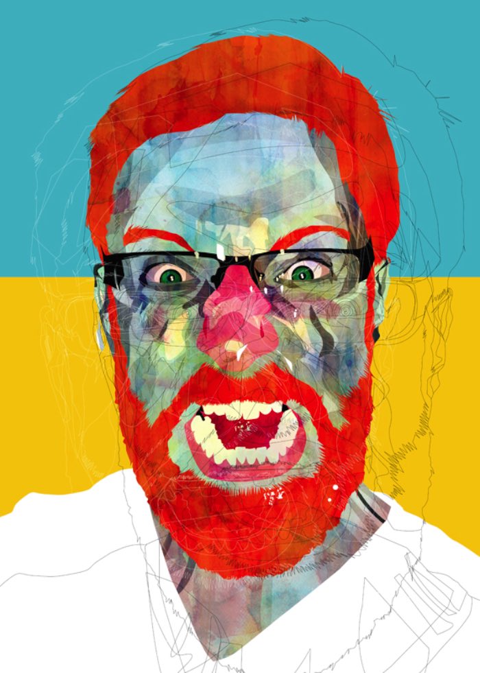 Sou fã do trabalho de ilustração do Alvaro Tapia Hidalgo tem alguns anos e, sempre que posso, publico um pouco das suas ilustrações por aqui. Foi o que aconteceu hoje depois que me deparei com um post antigo dele por aqui. Para você que não conhece o trabalho do Alvaro Tapia Hidalgo, ele trabalha, lá do Chile, com design gráfico, produção de filmes e ilustração de um jeito bem interessante. Você vai entender tudo nas imagens abaixo.

