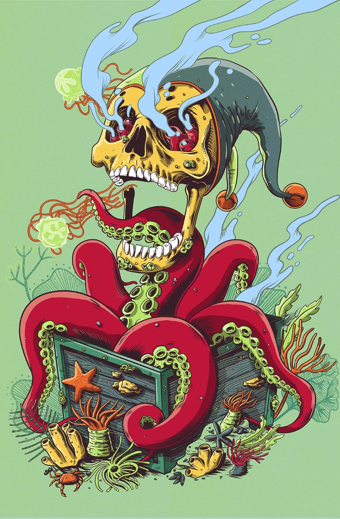 Pedro Correa é um ilustrador freelancer lá de Florianopólis que estudou Design Gráfico da Universidade do Estado de Santa Catarina e acabou caindo no mercado de ilustração.