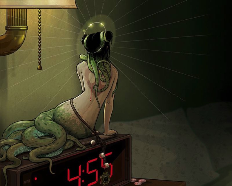 Suas obras tem uma narração ilustrativa que, várias vezes, parecem muito com um conto clássico. E, como muitos dos contos clássicos, a história não vai ter um final feliz. Quando você olha para as ilustrações de Chiara Bautista você está observando a conversa visual entre ela e sua musa Ilka. Essa musa é inatingível e intocável e por isso mesmo é estranho saber que Ilka responde as mensagens que ela manda. E esse relacionamento é completamente diferente do que existia nos séculos passados. O relacionamento musa e artista de hoje vive na internet e só existe digitalmente.