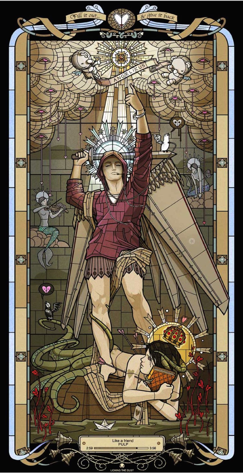 Suas obras tem uma narração ilustrativa que, várias vezes, parecem muito com um conto clássico. E, como muitos dos contos clássicos, a história não vai ter um final feliz. Quando você olha para as ilustrações de Chiara Bautista você está observando a conversa visual entre ela e sua musa Ilka. Essa musa é inatingível e intocável e por isso mesmo é estranho saber que Ilka responde as mensagens que ela manda. E esse relacionamento é completamente diferente do que existia nos séculos passados. O relacionamento musa e artista de hoje vive na internet e só existe digitalmente.