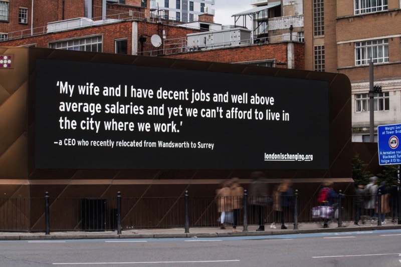 London is Changing - um projeto para dar voz a quem anda sendo expulso de Londres 