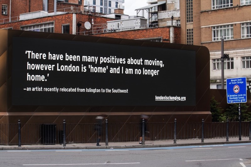 London is Changing - um projeto para dar voz a quem anda sendo expulso de Londres 
