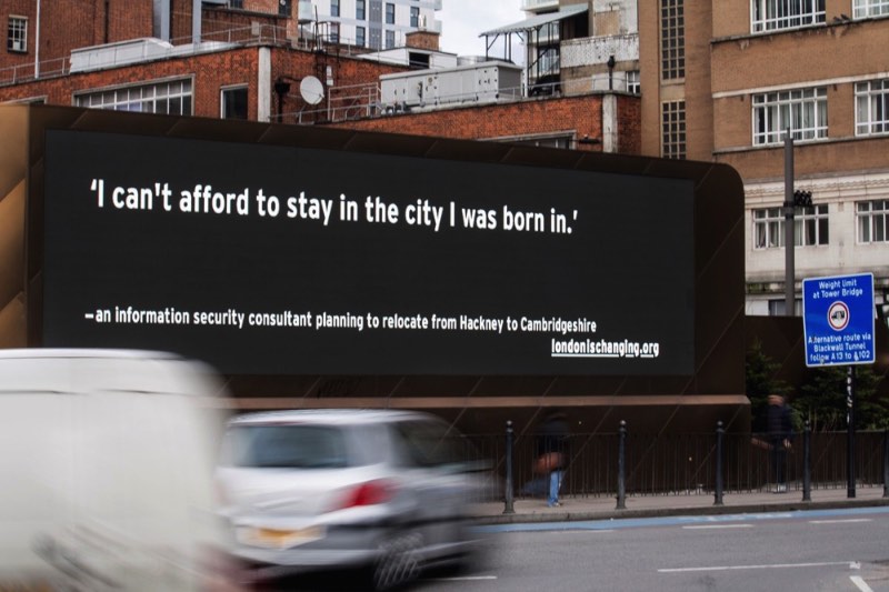 London is Changing - um projeto para dar voz a quem anda sendo expulso de Londres 