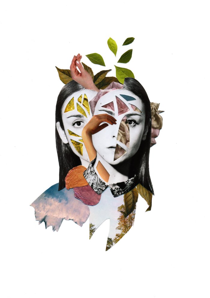 Rocio Montoya cria colagens surreais que misturam o corpo humano com a natureza. O resultado desses trabalhos é uma mistura de elementos gráficos colecionados por várias revistas e livros botânicos antigos. Com essas colagens, Rocio Montoya acaba criando atmosferas poéticas e perturbadoras de uma forma quase onírica.