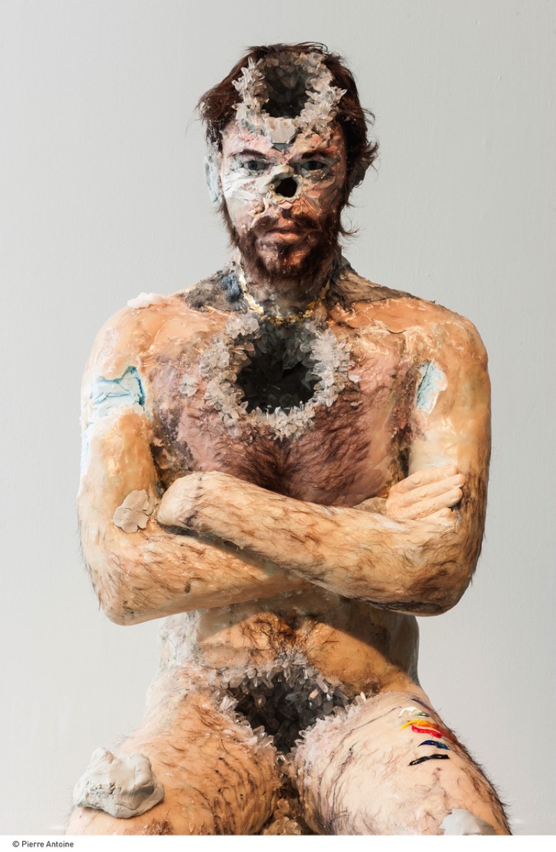 David Altmejd nasceu em Montreal em 1974 e parece ser fascinado por objetos que crescem, se transformam e mudam de forma. É assim que ele trabalha com suas esculturas e, dessa forma, ele remove todas as fronteiras entre o que seria o exterior, o interior, a superfície e a estrutura das suas esculturas.