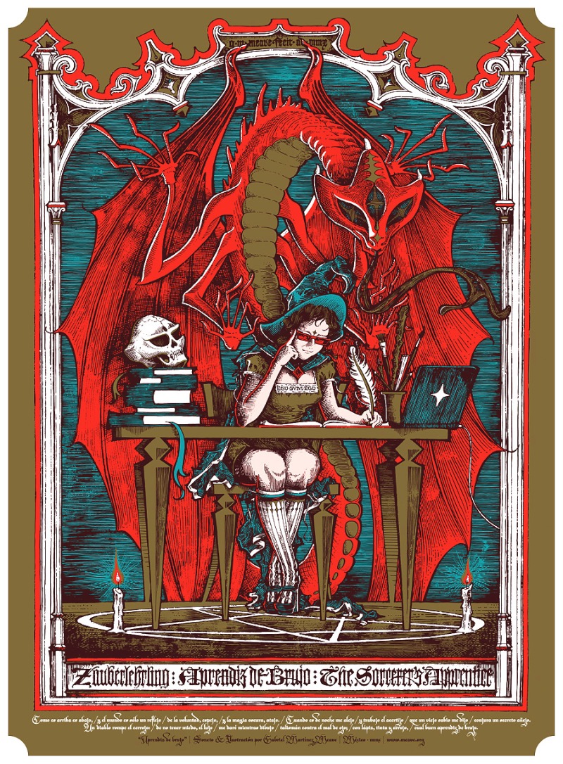 Gabriel Martínez Meave é o nome do designer mexicano responsável por todos os trabalhos que você vai ver nesse post. Suas paixões são a ilustração, o design gráfico, a caligrafia, a tipografia, a arte e como misturar isso tudo para criar um trabalho único.