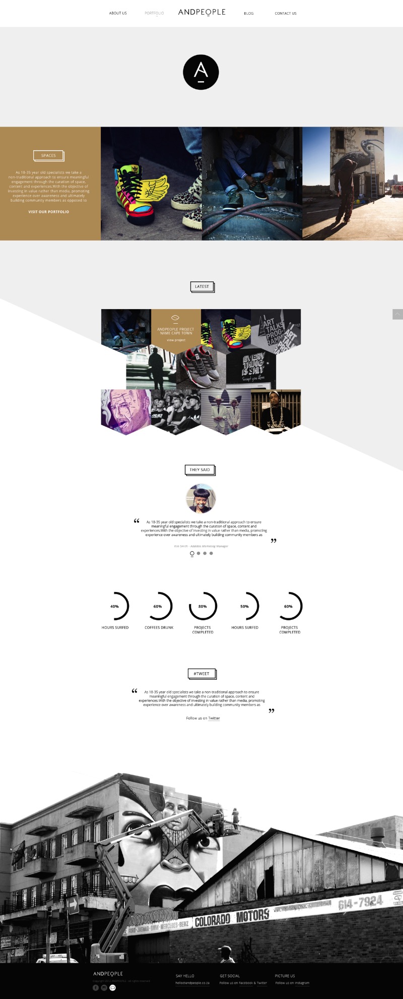 Shaun Gardner é um designer sul africano com um trabalho bem interessante de tipografia, design gráfico e web design. Gosto muito dos posters tipográficos que ele desenvolveu e seus trabalhos de webdesign e design de apps.