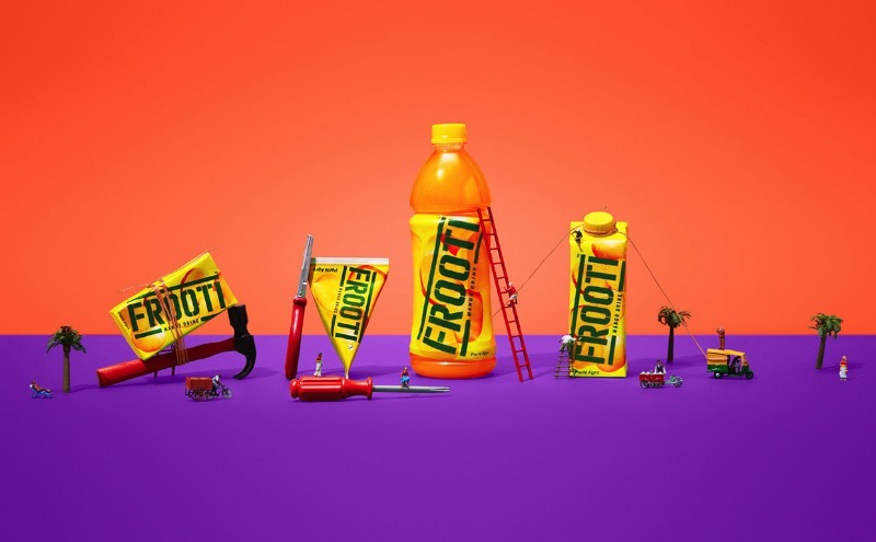 O relançamento visual da Frooti, uma das marcas de suco mais antigas e amadas da Índia