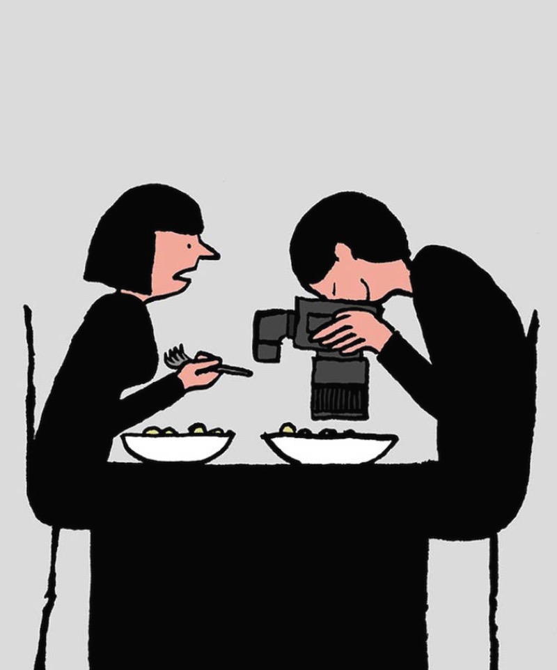 As Ilustrações Satíricas de Jean Jullien sob nosso comportamento e tecnologia