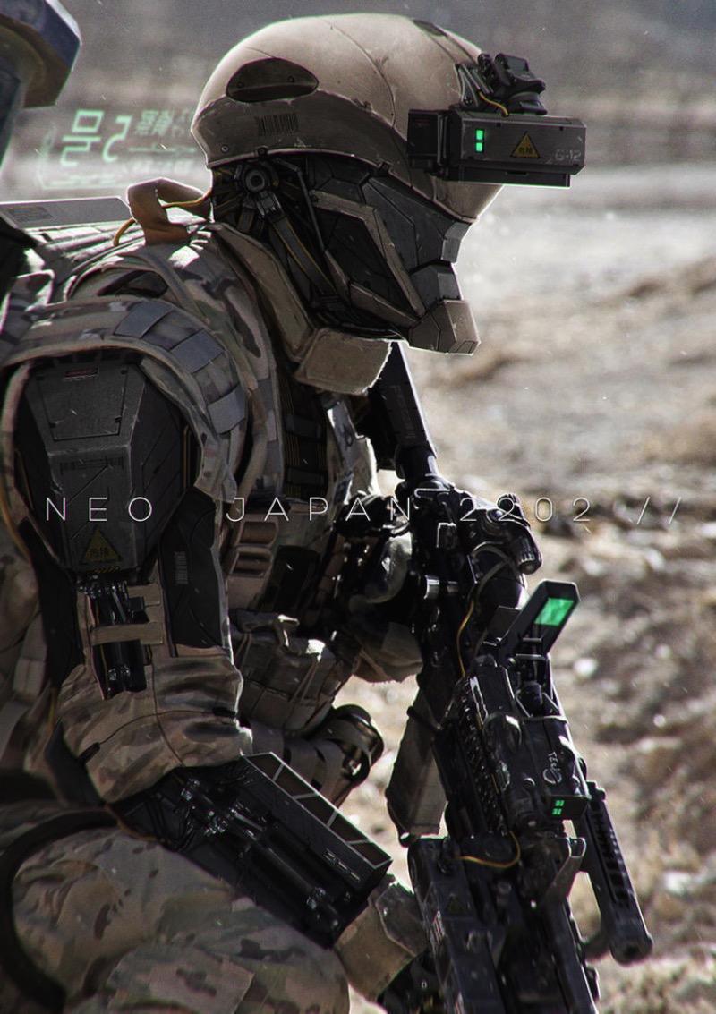 Johnson Ting é um Concept Artist lá da Malásia que, durante seu tempo livre, acabou criando o universo por trás de Neo Japan 2202.