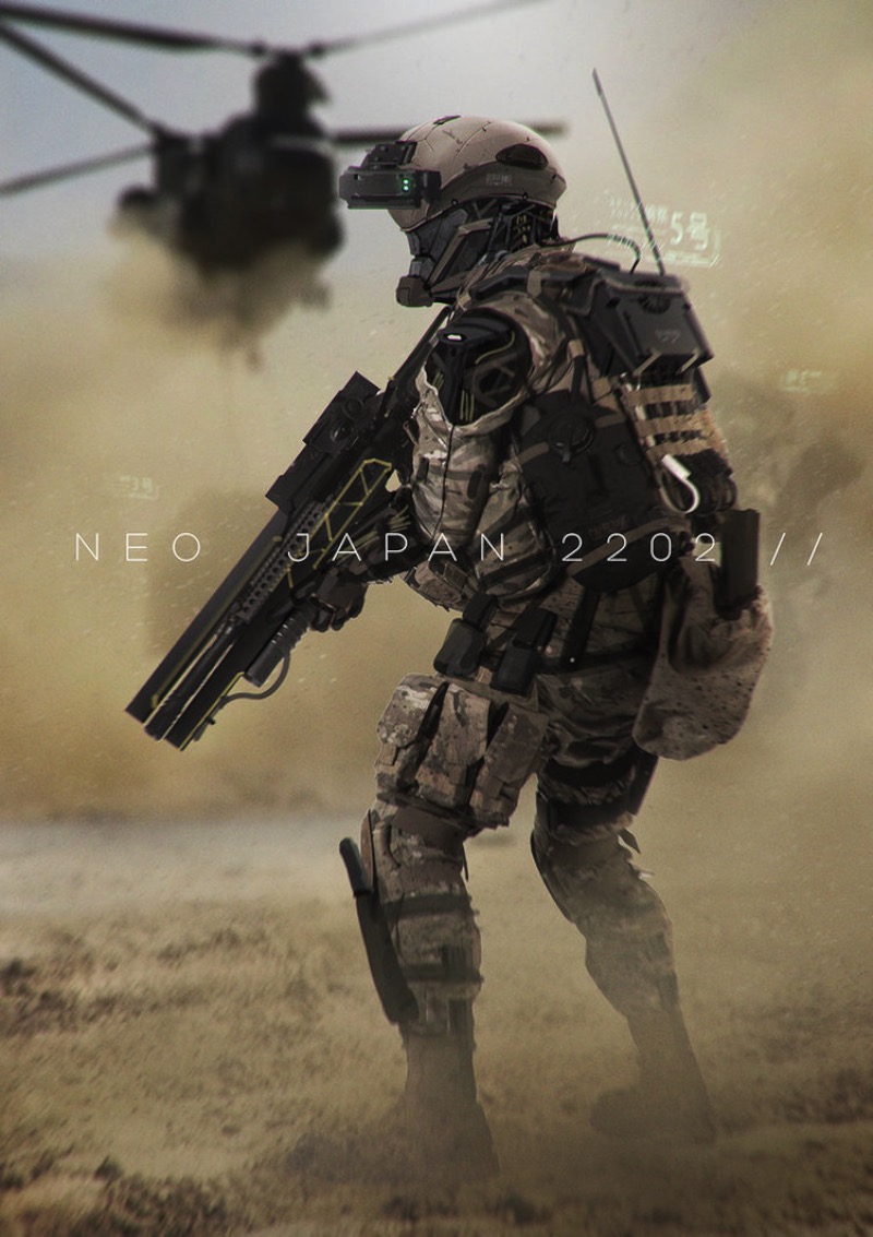 Johnson Ting é um Concept Artist lá da Malásia que, durante seu tempo livre, acabou criando o universo por trás de Neo Japan 2202.
