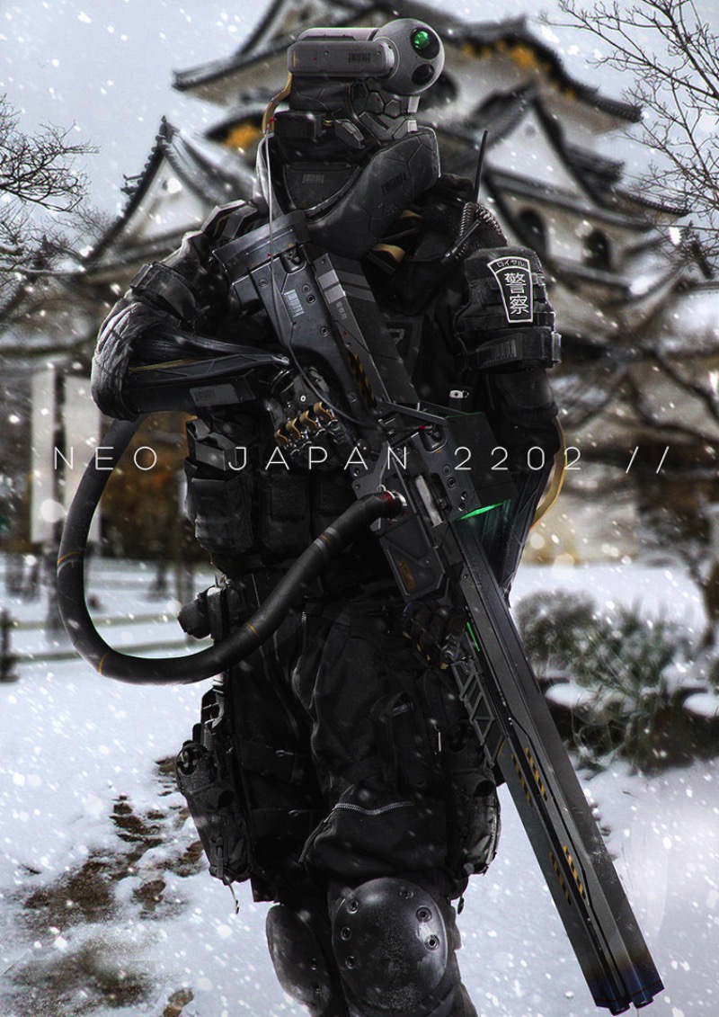 Johnson Ting é um Concept Artist lá da Malásia que, durante seu tempo livre, acabou criando o universo por trás de Neo Japan 2202.