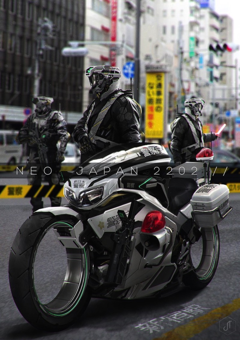 Johnson Ting é um Concept Artist lá da Malásia que, durante seu tempo livre, acabou criando o universo por trás de Neo Japan 2202.