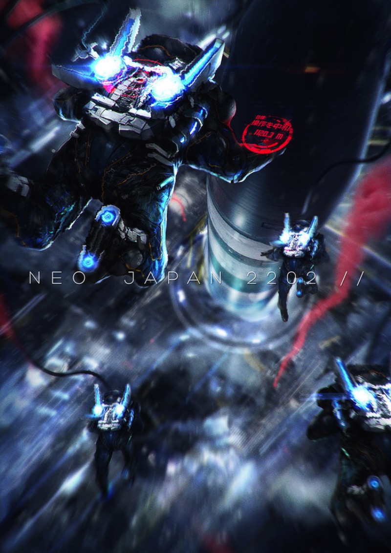 Johnson Ting é um Concept Artist lá da Malásia que, durante seu tempo livre, acabou criando o universo por trás de Neo Japan 2202.