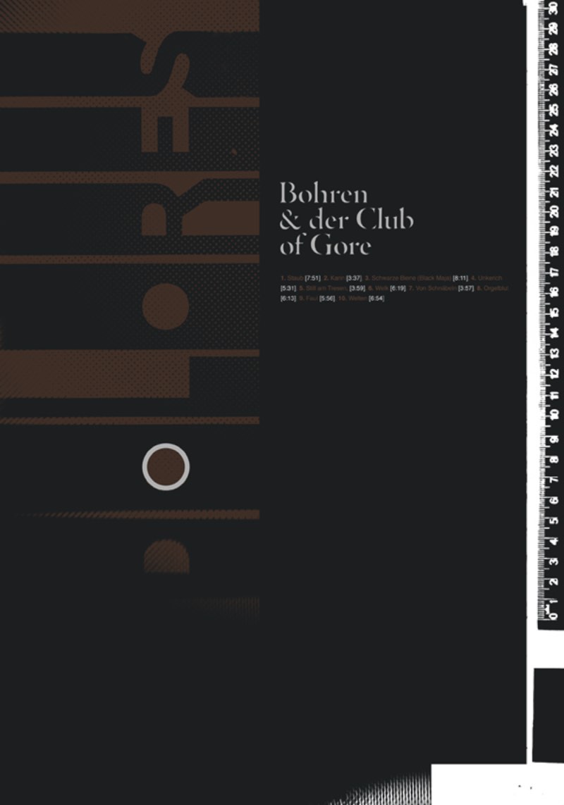 Patryk Hardziej e seus posters para Bohren & der Club of Gore