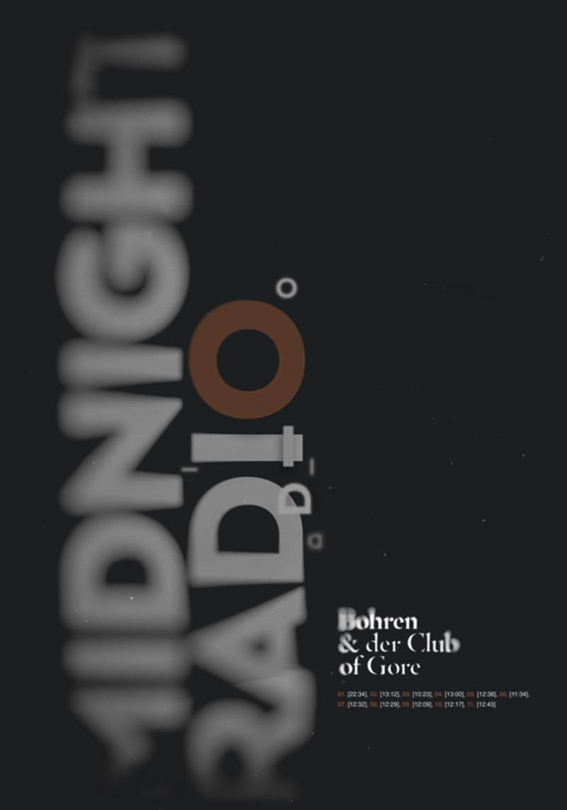 Patryk Hardziej e seus posters para Bohren & der Club of Gore