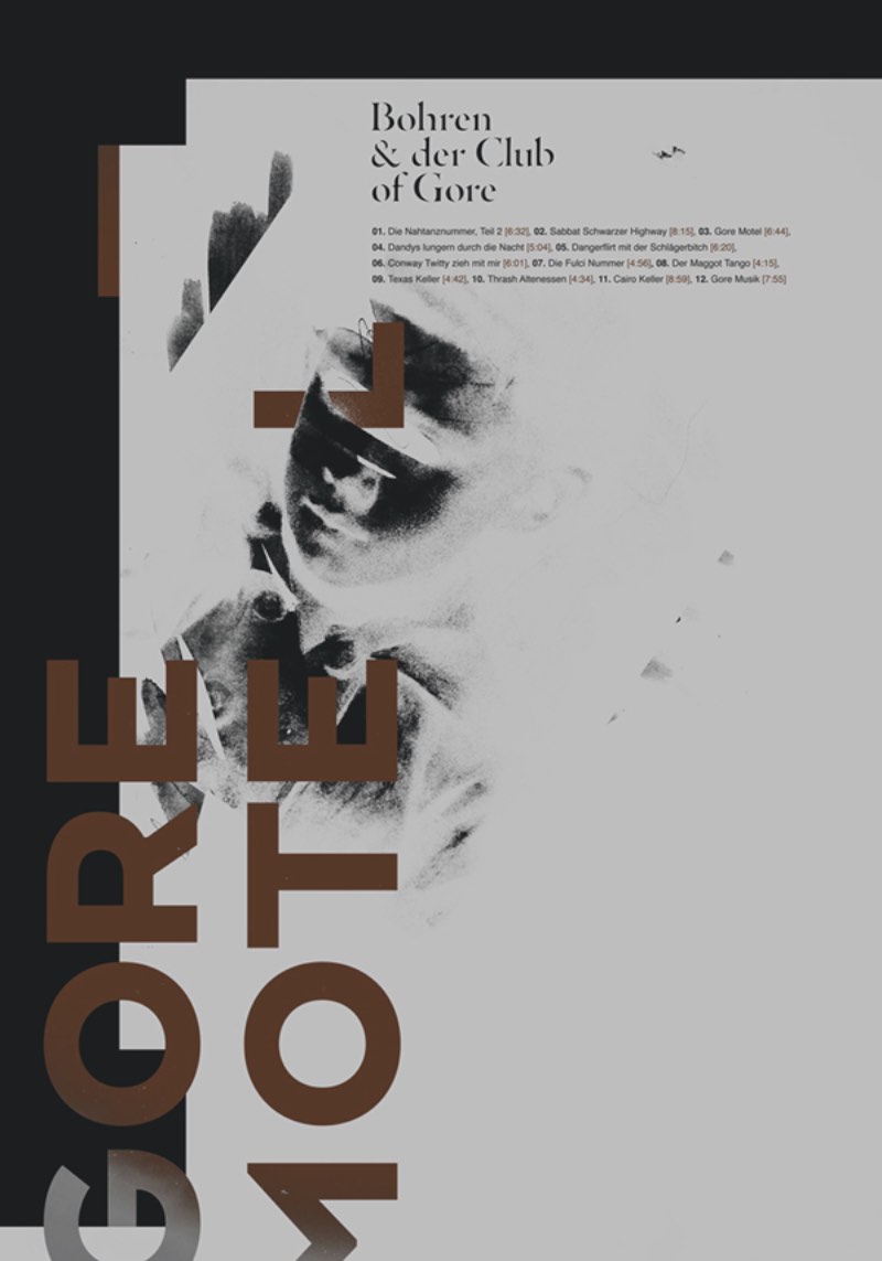 Patryk Hardziej e seus posters para Bohren & der Club of Gore