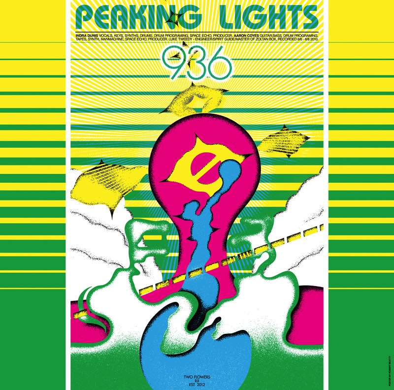 Robert Beatty é um artista e músico americano cujo portfólio é repleto de discos e de posters de shows num estilo que é difícil de explicar.