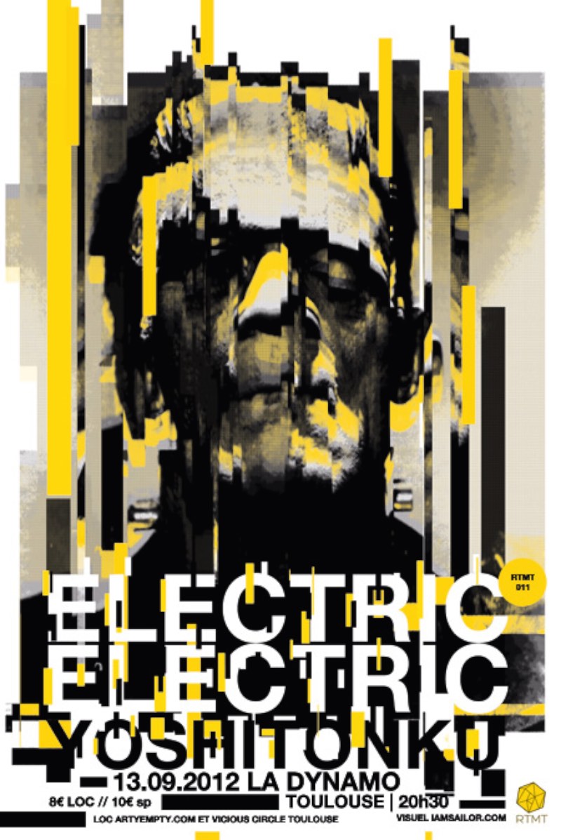 Navegar pelo portfólio do designer Romain Barbot é um prazer difícil de descrever. Seus posters de shows e suas capas de discos são fenomenais e variam tanto de estilo que fico até com inveja de toda a qualidade que vejo no trabalho dele. Ali você vai ver posters e ilustrações criadas para algumas das minhas bandas favoritas como Godflesh, Helms Alee, sunn O))), Nadja, Genghis Tron e eu gostaria de ter todos eles nas paredes aqui de casa. Vejam as imagens abaixo e tentem entender minha empolgação.