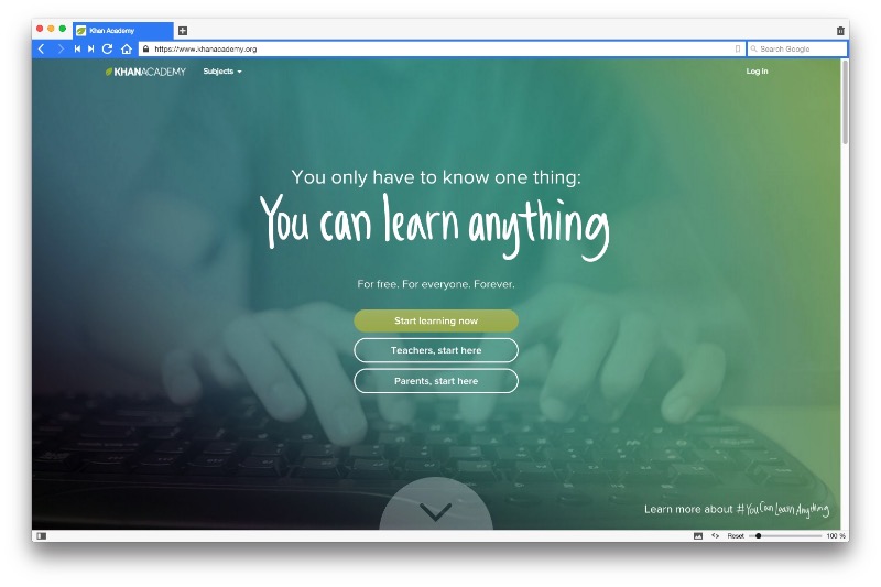 O que fazer depois de estudar design - Conheça o Khan Academy