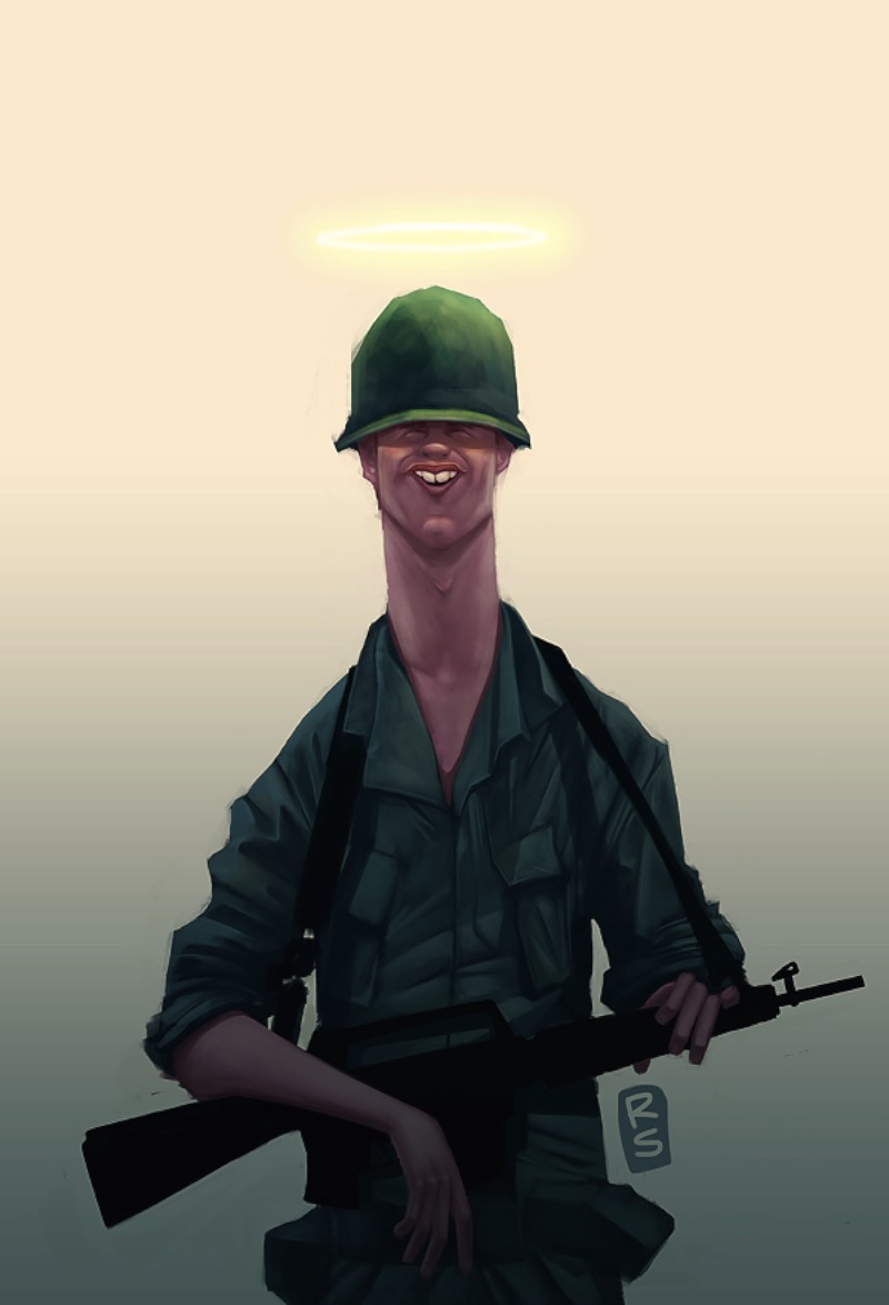 Ruslan Suleimanov é um ilustrador lá do Cazaquistão que é apaixonado por desenhar e começa seus projetos com um lápis e uma folha em branco.