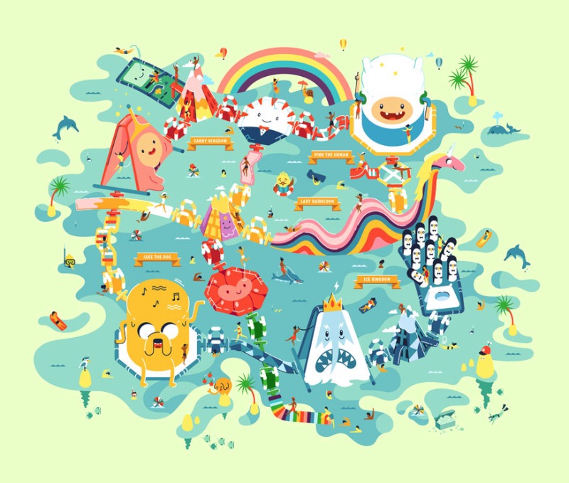 Vesa Sammalisto é um ilustrador finlandês cujo trabalho é fenomenal. Seu trabalho tem um estilo único e fez com ele trabalhasse com clientes como Sony, Twitter, Cartoon Network, Esso, Google, Penguin Books, Qatar Airways, Monocle e a revista Wired.