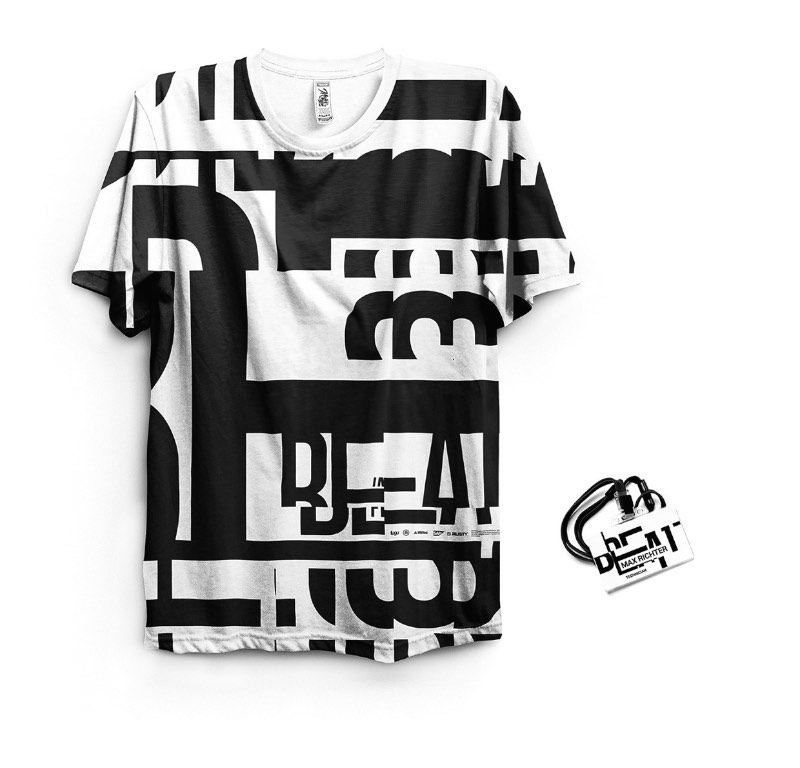 Para criar a identidade visual do Beat Festival, o designer russo Alexander Rubtsov resolveu se inspirar no princípio do espectrograma, que nada mais é do que a representação visual das frequências e sinais usados nas músicas que escutamos.