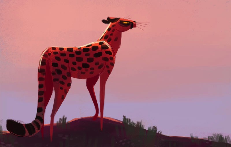Não consegui descobrir o nome do autor desse tumblr cheio de gatos mas consegui aprender algumas coisas sobre a forma com a qual as ilustrações aqui são feitas. Tudo começa com uma Cintiq 22HD e um pouco de Photoshop. Os brushes usados para os desenhos não são nada além do padrão que existe no Photoshop e gosto de ver como algumas texturas acabam aparecendo durante o processo de criação.