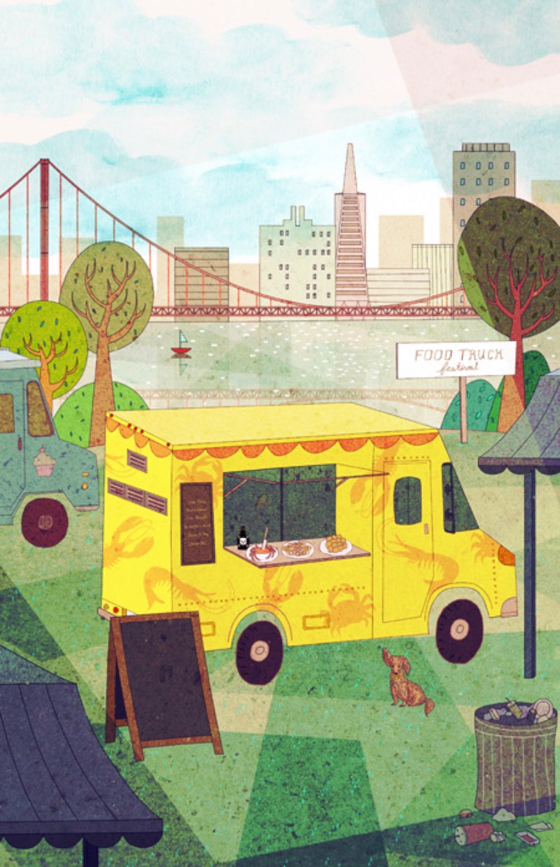 Josie Portillo é uma ilustradora freelancer que mora e trabalha em Los Angeles, na Califórnia. Seu estilo de ilustração é bem interessante e me lembra muito o visual de antigos desenhos animados. Acho que por isso mesmo gostei tanto do que vi no site dela.