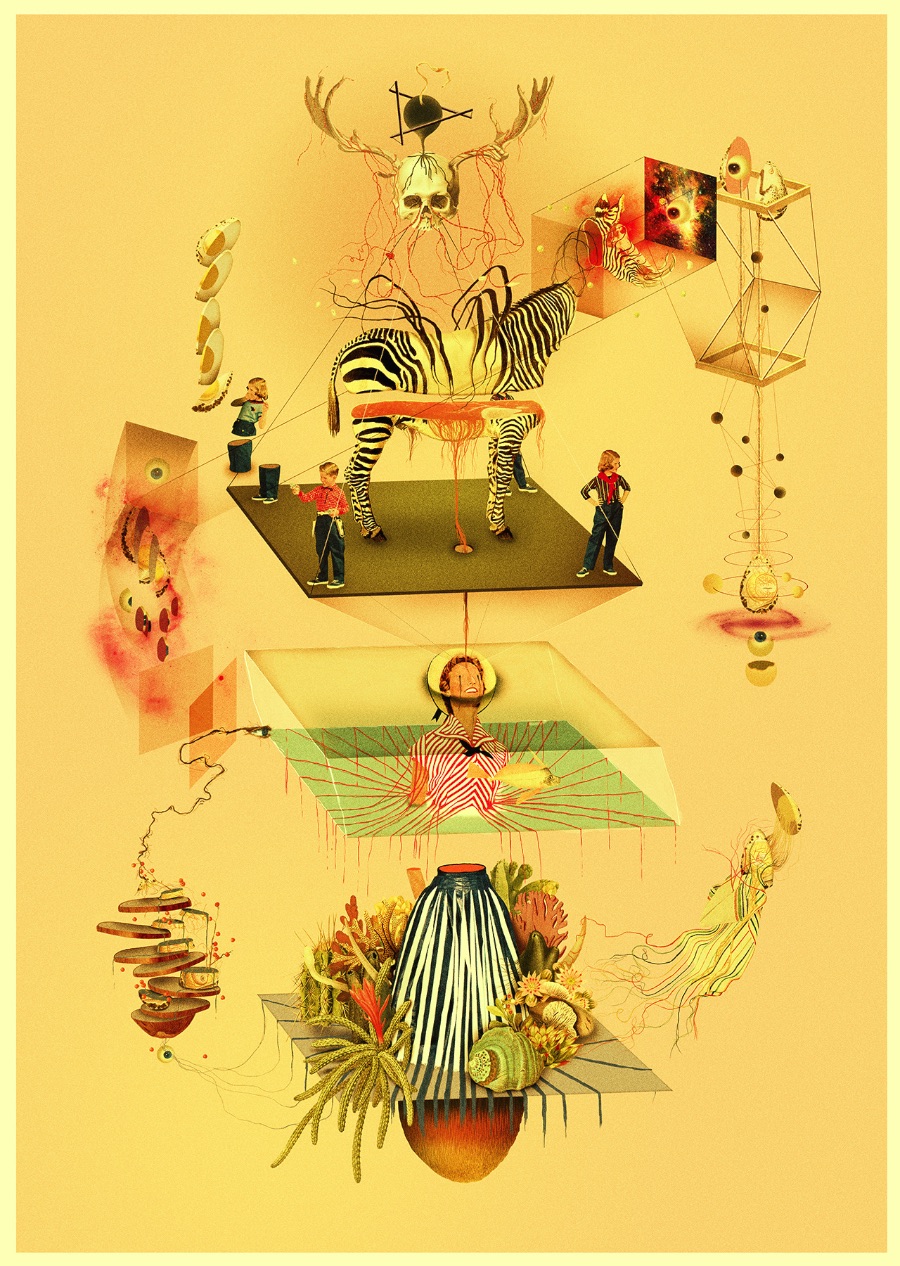Pierre Schmidt, também conhecido como Drømsjel, é um artista que cria sensacionais misturas de ilustrações, colagens e foto manipulações que resultam em uma obra final quase surrealista.