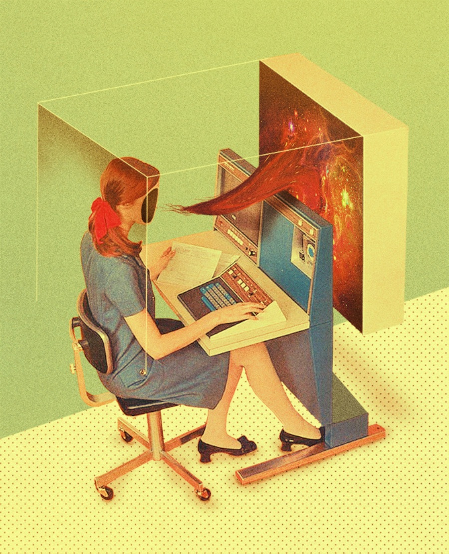 Pierre Schmidt, também conhecido como Drømsjel, é um artista que cria sensacionais misturas de ilustrações, colagens e foto manipulações que resultam em uma obra final quase surrealista.