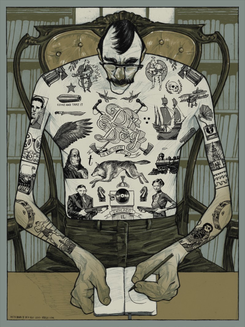 Rich Kelly é um desses designers e ilustradores que te deixam deprimidos devido a qualidade do trabalho que eles tem em seu portfolio. Os posters alternativos que ele faz para filmes são o ponto alto do que você vai ver logo abaixo.