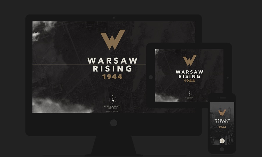 Warsaw Rising é um site educativo que mostra como foi os acontecimentos que acabaram levando a Revolta de Varsóvia em 1944. No site, você aprende como foi que o Exército Clandestino Polonês lutou contra o controle da Alemanha Nazista e o que isso causou a cidade e ao país.