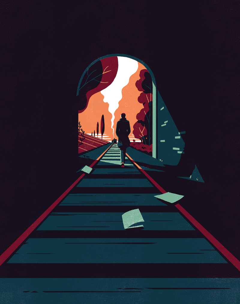 Tom Haugomat mora em Paris e trabalha como ilustrador, criando obras que usam e abusam do espaço negativo para visualizar elementos de um jeito um pouco diferente. Foi assim que eu tentei descrever o trabalho dele na primeira vez que publiquei seu portfólio por aqui.