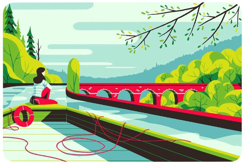 Tom Haugomat mora em Paris e trabalha como ilustrador, criando obras que usam e abusam do espaço negativo para visualizar elementos de um jeito um pouco diferente. Foi assim que eu tentei descrever o trabalho dele na primeira vez que publiquei seu portfólio por aqui.