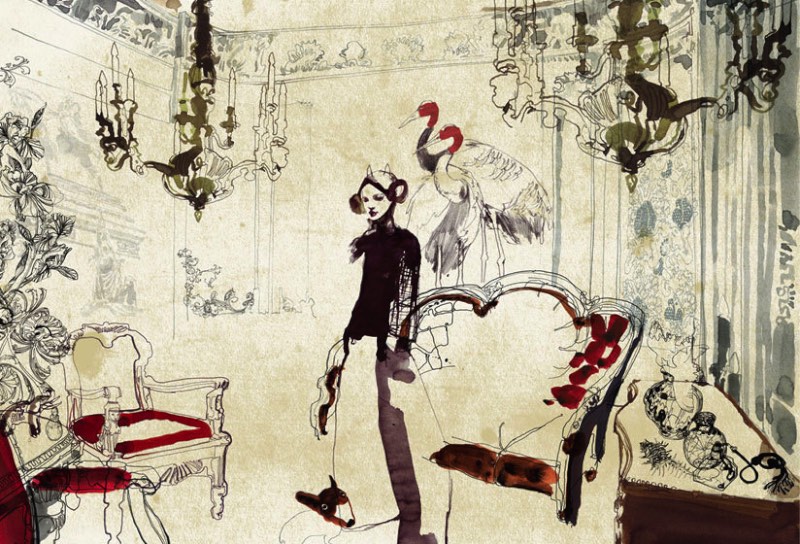 Daniel Egnéus nasceu na Suécia mas passou 18 anos vivendo entre Praga, Estocolmo, Londres, Bolonha, Roma e Berlin e acredito que toda essa mudança influenciou muito do que podemos ver nas ilustrações dele.