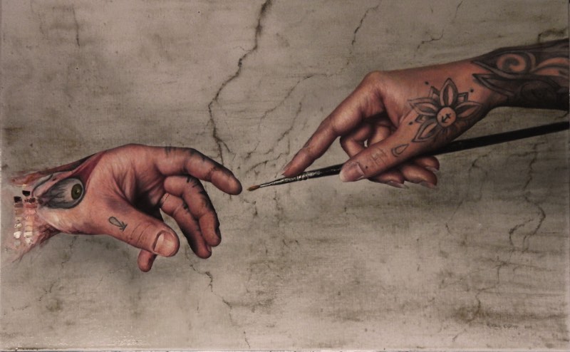 Quando se trata de pinturas hiper realistas, Kit King é um ótimo exemplo do que pode ser feito. Sua ideia é capturar momentos efêmeros que mudam um pouco nossas emoções. Mas sob a lente de uma realidade extremamente aumentada. 